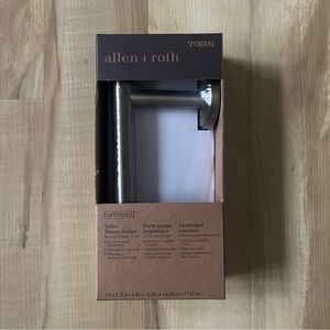 allen + roth Latitude 2 Toilet Tissue Holder New NIB Brushed Bronze Finish Bath